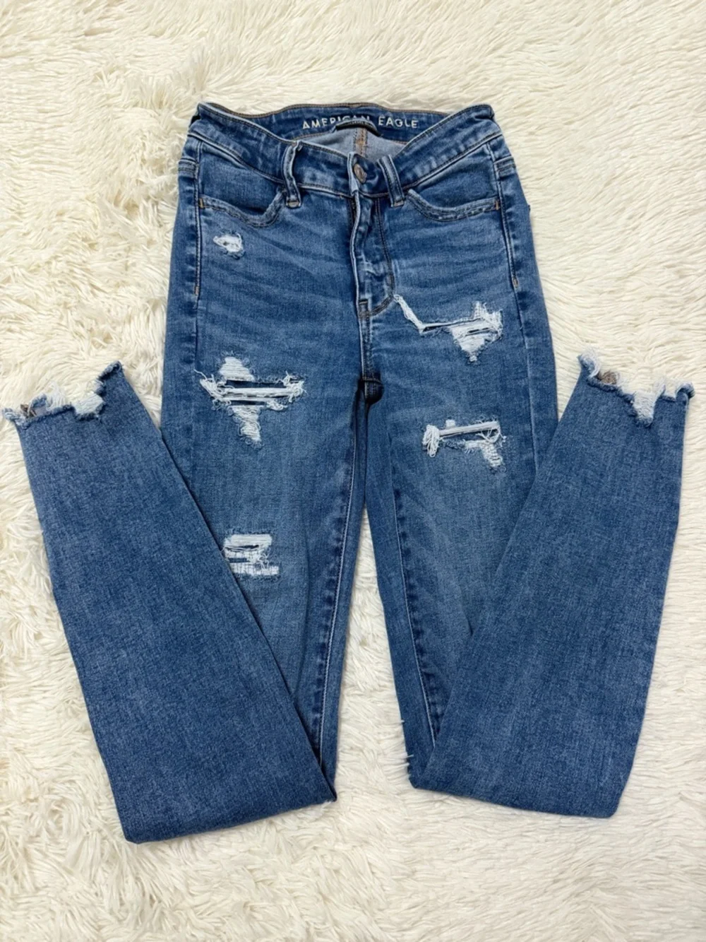 American Eagle Outfitters Hi-Rise Jegging with Raw Hem - Picture 3 of 6